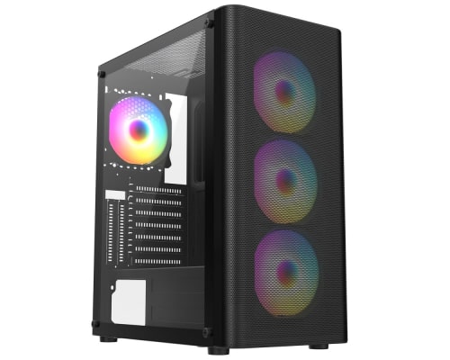 FRISBY FC-9385G 550W 4X8120MM FAN GAMİNG SİYAH KASA