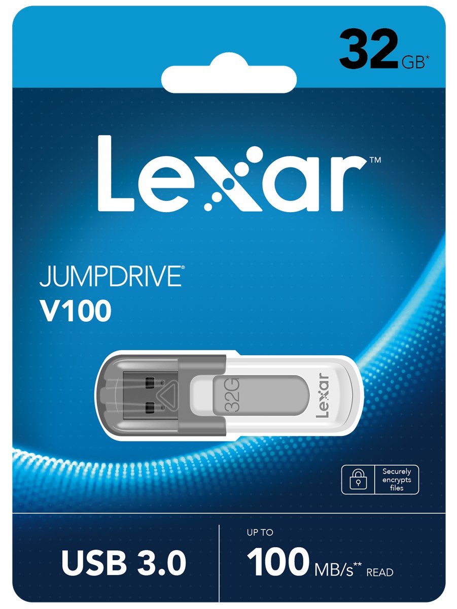LEXAR 32GB LJDV100 32GB USB BELLEK JUMPDRIVE V100 USB 3.0 FLASH DRIVE