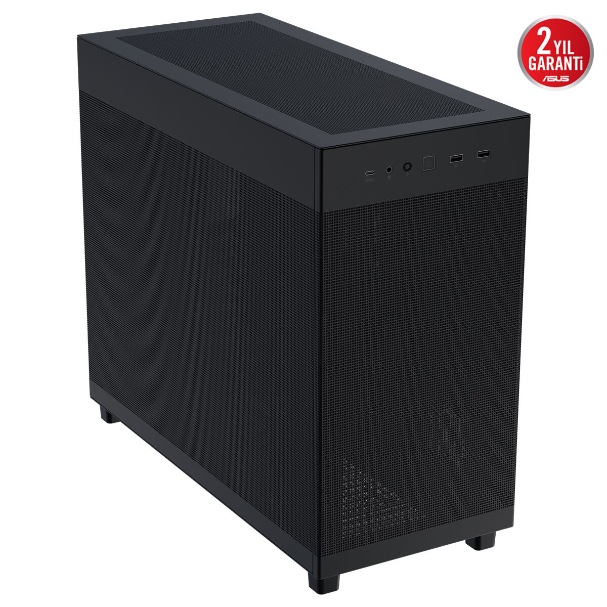 ASUS PRIME AP303 MESH 44 LİTRE HACME SAHİP KOMPAKT KASA 360 MMYE KADAR EKRAN KARTI 60 MM KALINLIĞA KADAR 360 MM RADYATÖR VE 180 MMYE KADAR ATX PSU DESTEĞİ
