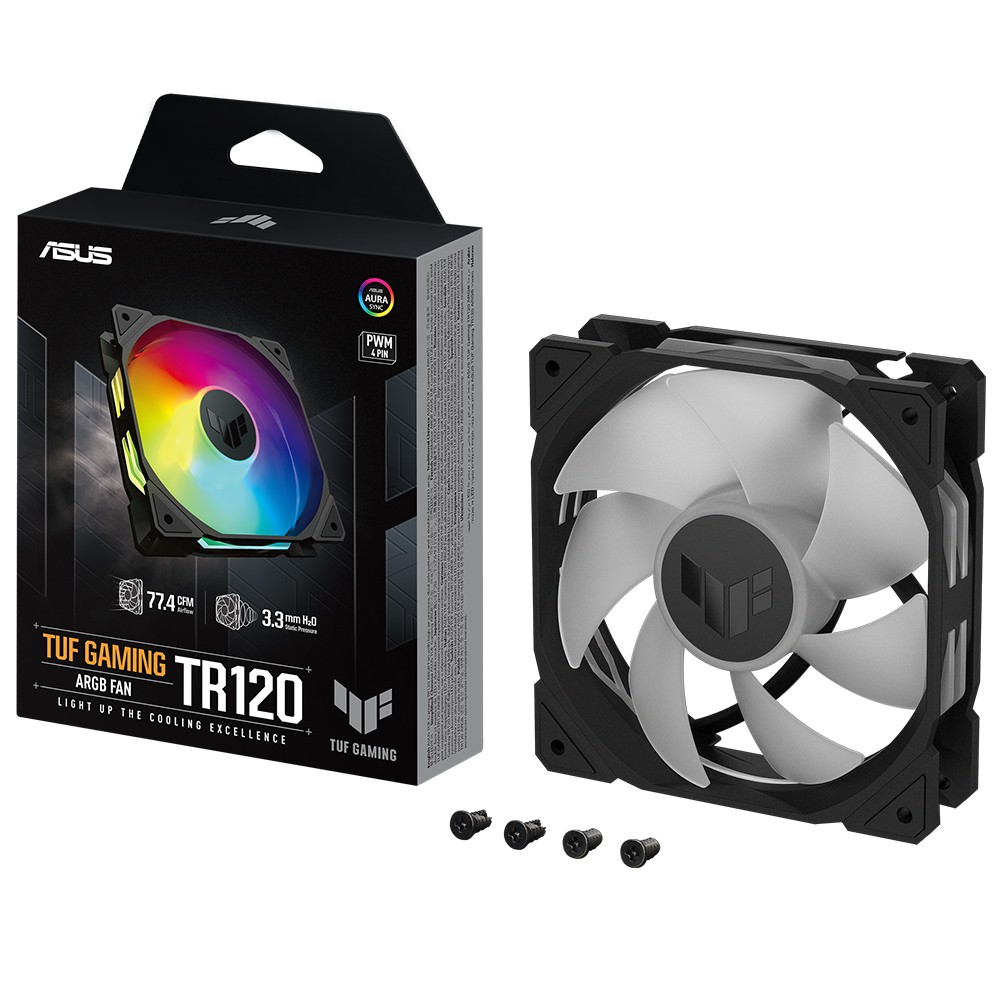 ASUS PRIME MR120 ARGB Siyah Kasa Fanı