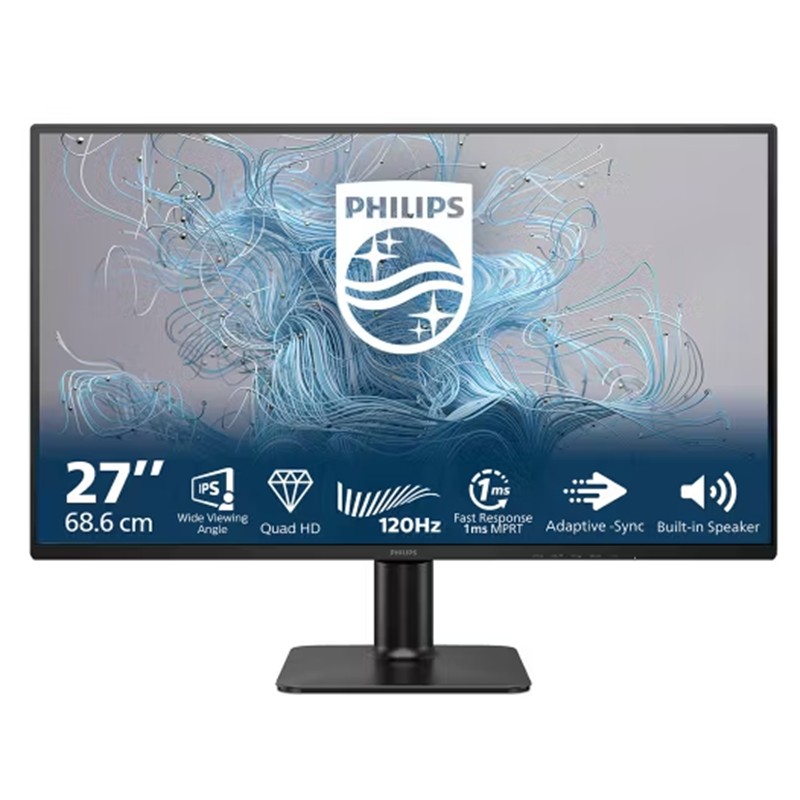 PHILIPS 27E2N2500/01 27 inc IPS 1MS 120HZ 1XHDMI 1XDP 2K QHD 2560X1440 FLICKER-FREE VESA Siyah Monitör