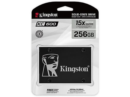 KINGSTON 256GB 2.5 inc SATA 550/500MB/S SKC600/256 SSD