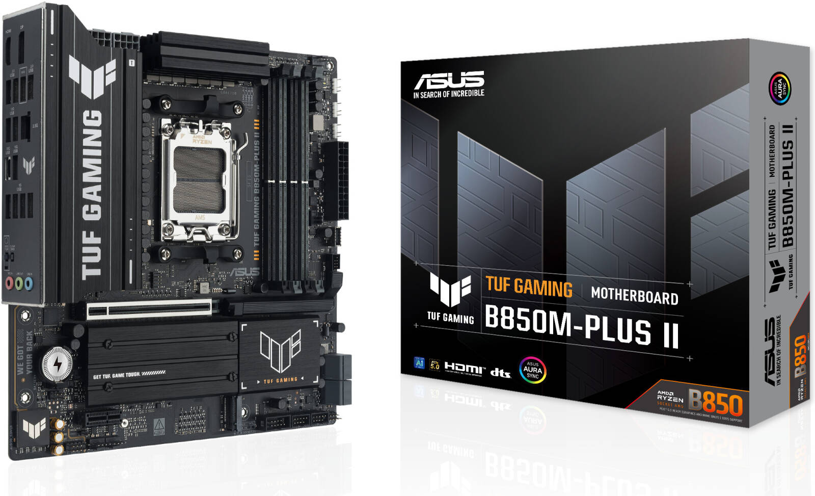 ASUS TUF GAMING B850M-PLUS II AMD B850 Soket AM5 micro ATX