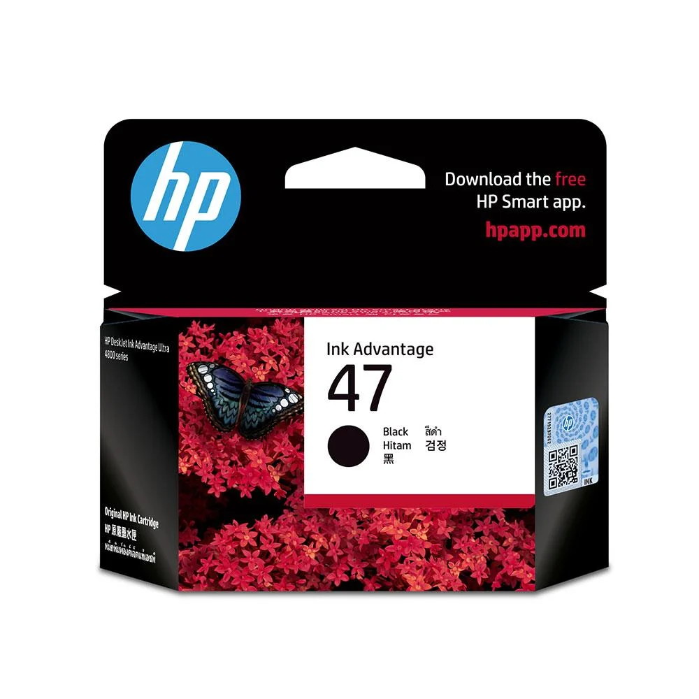 HP 6ZD21AE (47) Siyah Mürekkep Kartuşu 120 Sayfa