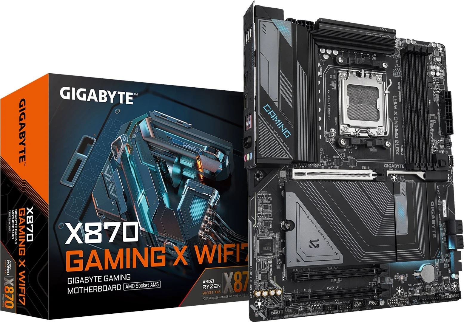GIGABYTE X870-GAM-X-WIFI7 MAB AMD X870E AM5 DDR5 Anakart