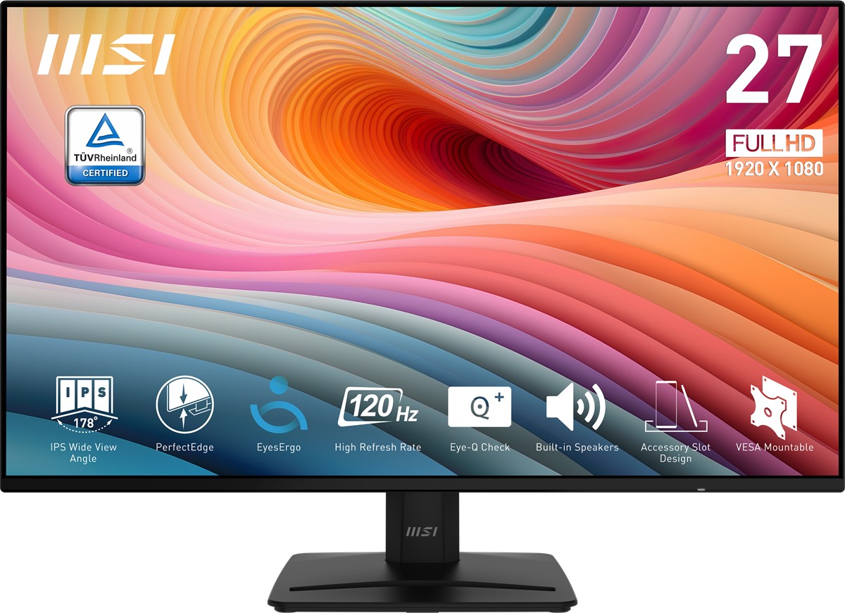 MSI 27 PRO MP271A E2 1920x1080 (FHD) 16:9 FLAT IPS 120HZ 1MS ADAPTIVE-SYNC MONITOR