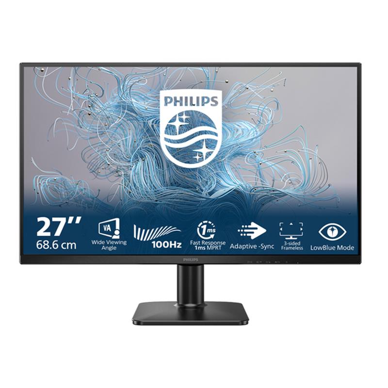 PHILIPS 27E2N1100L/00 27 inc 1MS 100MHZ 1XVGA 1XHDMI FHD 1920X1080 VESA SİYAH