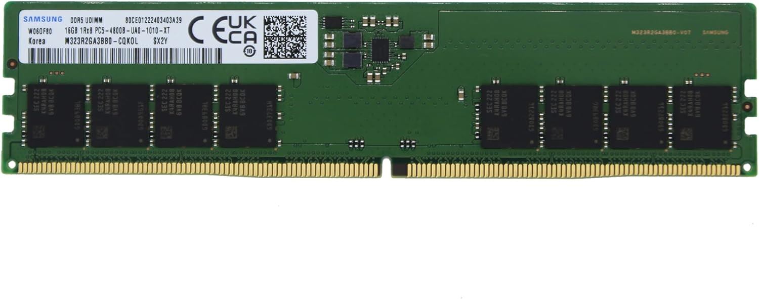 SAMSUNG M323R2GA3BB0-CQK 16 GB DDR5 4800 MHz CL40 Masaüstü Bellek Kutusuz