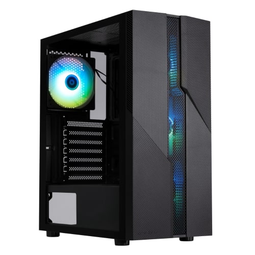 BITFENIX BFC-C20W60KKGKK-4F C20 Black 4 F-RGB fans+600w white PSU