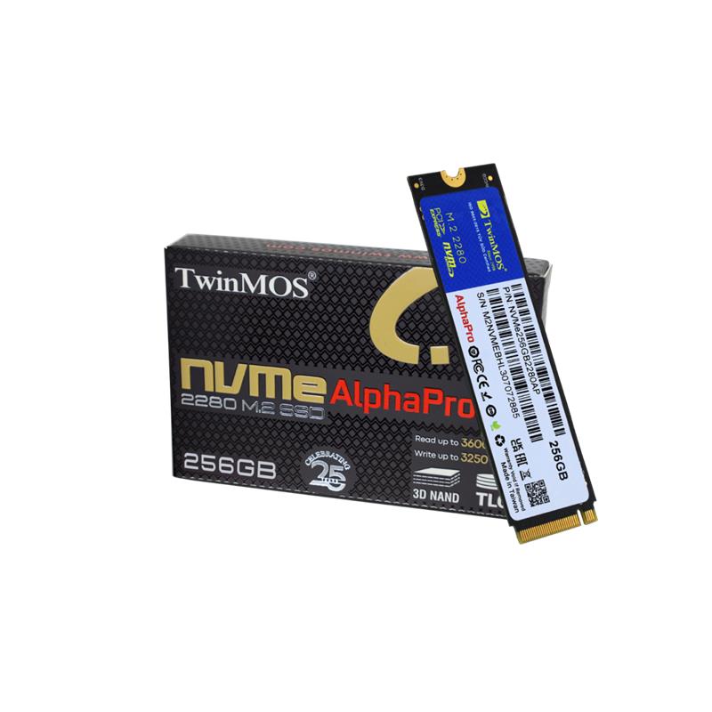 TWINMOS 256 GB M.2 PCIE NVME 3600/3250 NVMe256GB2280AP