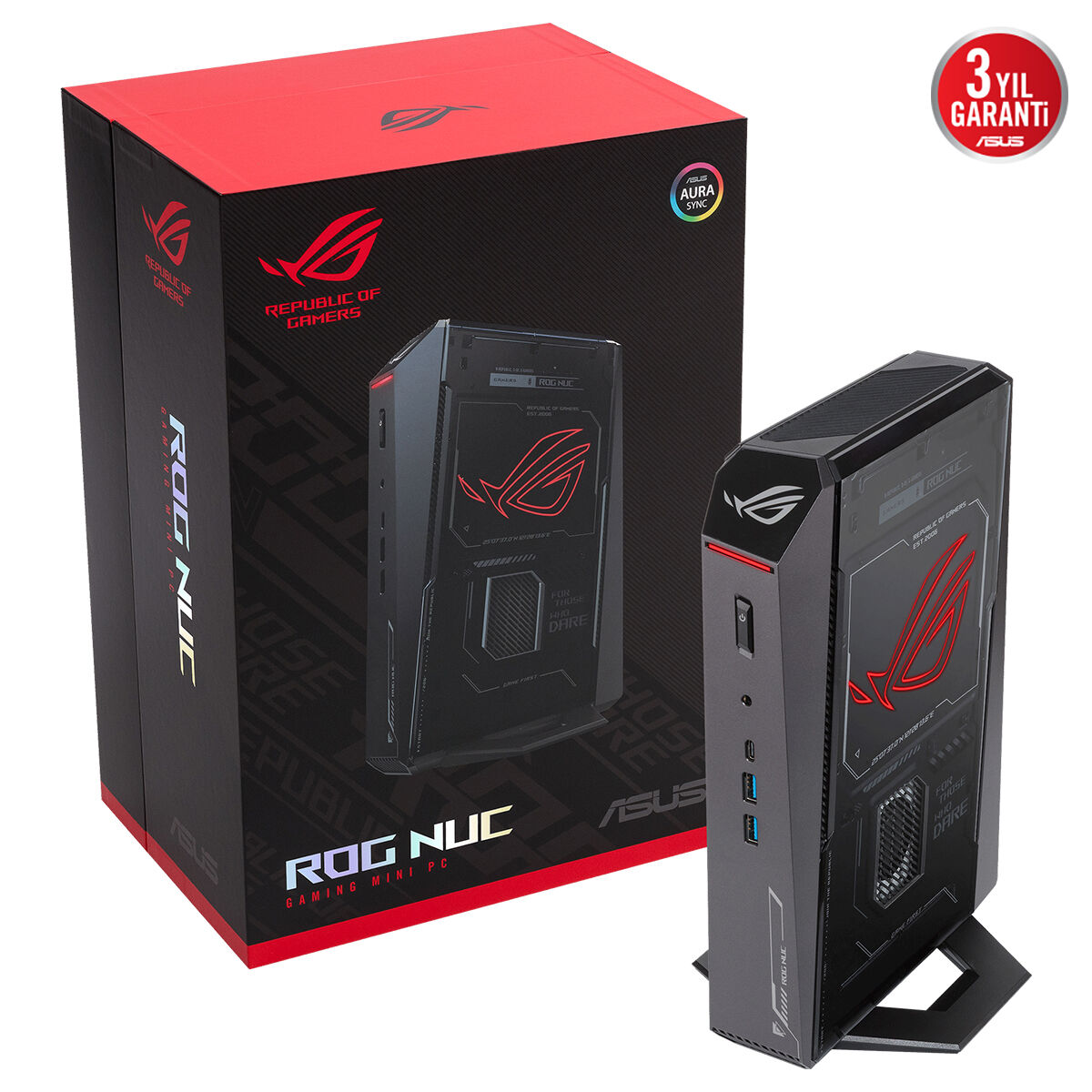 ASUS RNUC15JNK9X28AA2 ROG NUC Intel® Ultra U9-275HX - NVIDIA GeForce RTX 5080 - 32GB RAM - 2TB SSD - Win11 Gaming Mini Masaüstü PC