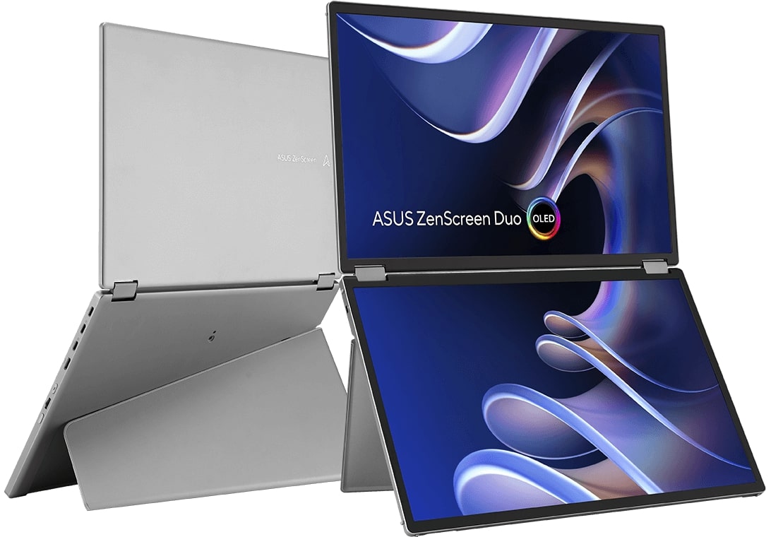ASUS ZenScreen MQ149CD 14 inc Duo OLED DCI-P3 Çift Ekran Katlanabilir Taşınabilir Monitör