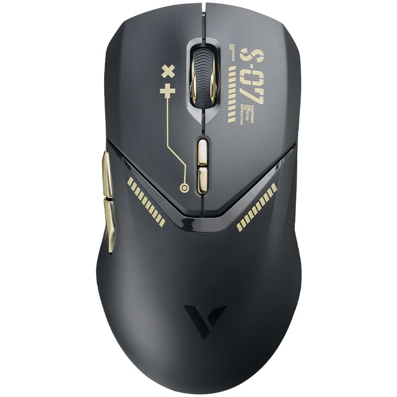 RAPOO 12355 VT9PRO Wired Kablosuz Gaming Mouse Siyah-Altın