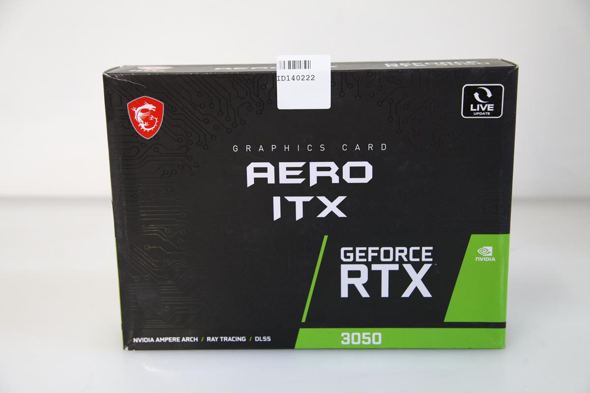 【TE CHARENGE】  MSI RTX 3050 AERO ITX MSI VGA GEFORCE RTX 3050 AERO ITX 8G RTX3050 8GB GDDR6 128B DX12