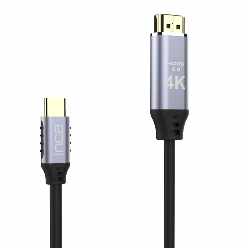 INCA ITCH-02TX TYPE-C TO HDMI 4K 2 Metre Kablo