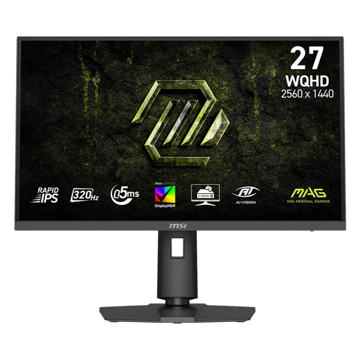 MSI 27 inc MAG 274QPF E20 2560x1440 (WQHD) 16:9 FLAT RAPID IPS 200Hz 0.5MS (Min.) FREESYNC PREMIUM PIVOT GAMING MONITOR