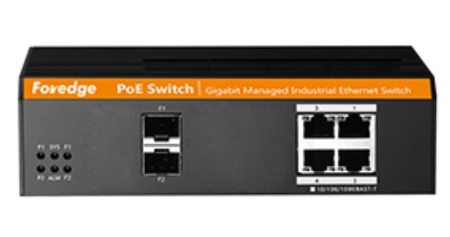 FOREDGE IS104GPS-2F Industrial Gigabit 4plus2 Port Managed PoE Switch
