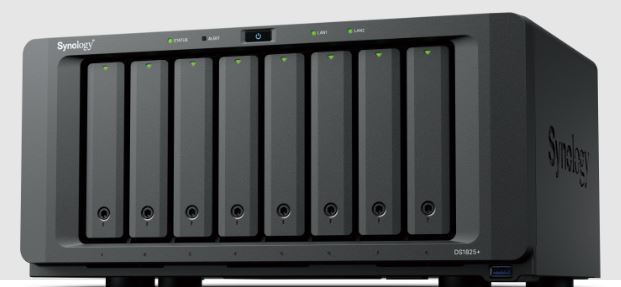 SYNOLOGY DS1825PLUS NAS 8 Adet 3,5 inc Disk Destekli Storage