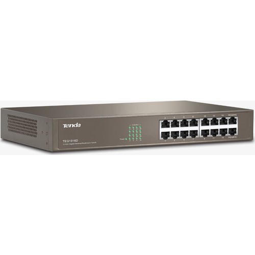 TENDA TEG1016D TEG1016D 16Port 10/100/1000 Rack-M Switch