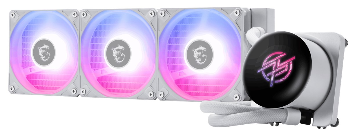 MSI MPG CORELIQUID P13 360 WHITE 360 mm Beyaz  ARGB GEN2 2.1 LCD ekranlı Sıvı İşlemci Soğutucusu