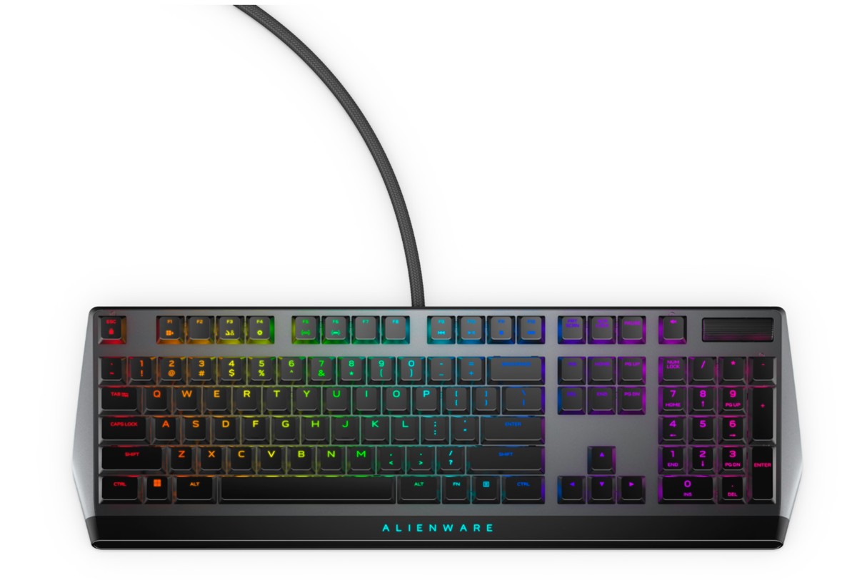 DELL ALIENWARE 510K LOW-PROFILE RGB MECHANICAL GAMING KEYBOARD DARK SIDE OF THE MOON AW510K/545-BBCL