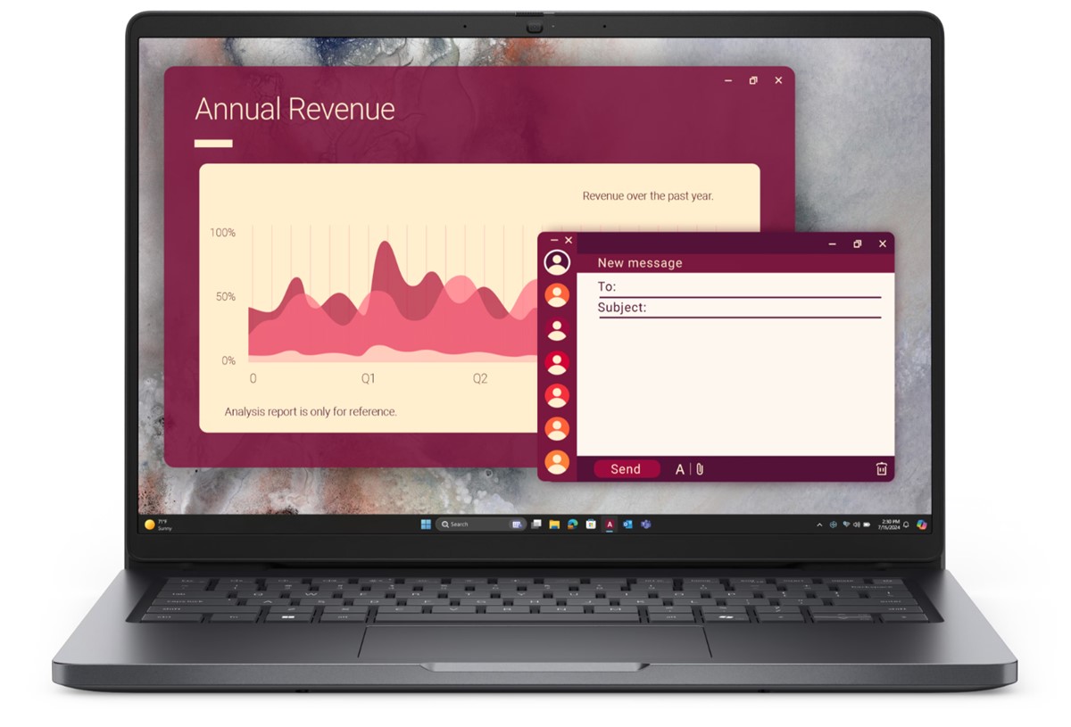 DELL NB PRO 14 PC14250 BTO108_PC14250_EMEA_UBU ULTRA 7-255U 32G 512G SSD 14 FHD+ UBUNTU
