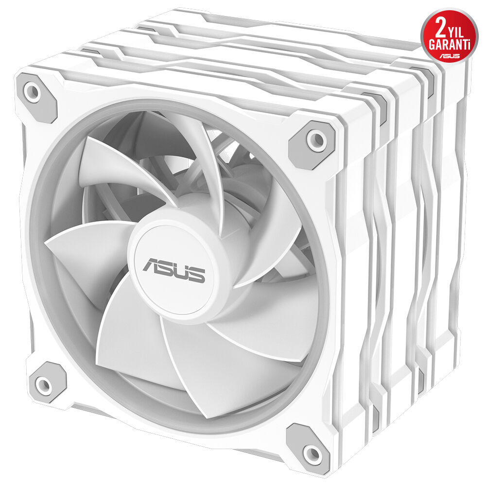 ASUS PRIME MR120 FAN ARGB REVERSE Beyaz 3 in 1 Kasa Fanı