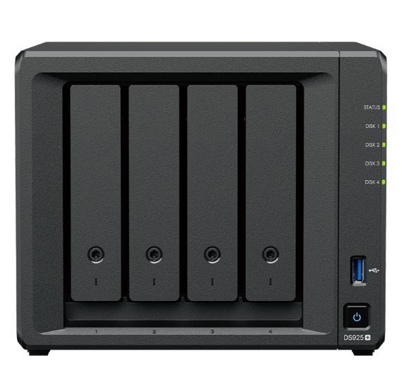 SYNOLOGY DS925PLUS NAS SERVER 4AD 3.5 inc Disk Destekli Storage