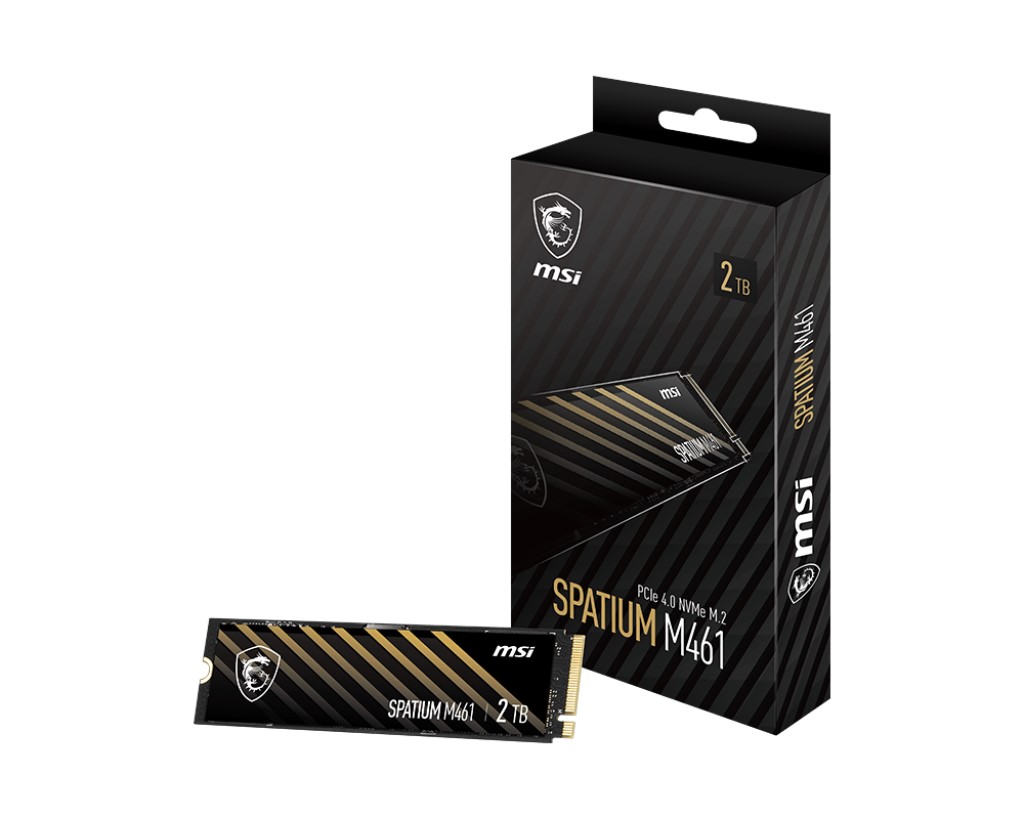 MSI SSD SPATIUM M461 NVME M.2 2TB NVMe M.2 2TB R:5000 W:3200