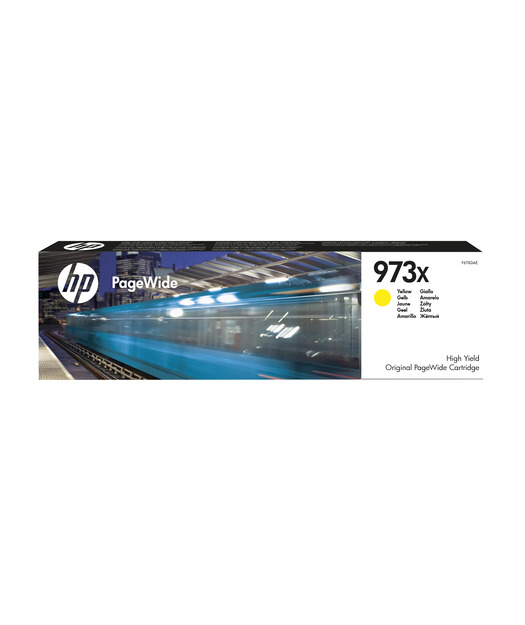 HP 973X Yüksek Kapasiteli Sarı Orijinal PageWide Kartuşu