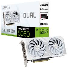 ASUS GEFORCE DUAL-RTX5060-O8G-WHITE 8GB GDDR7 128BIT 1XHDMI 3XDP EKRAN KARTI