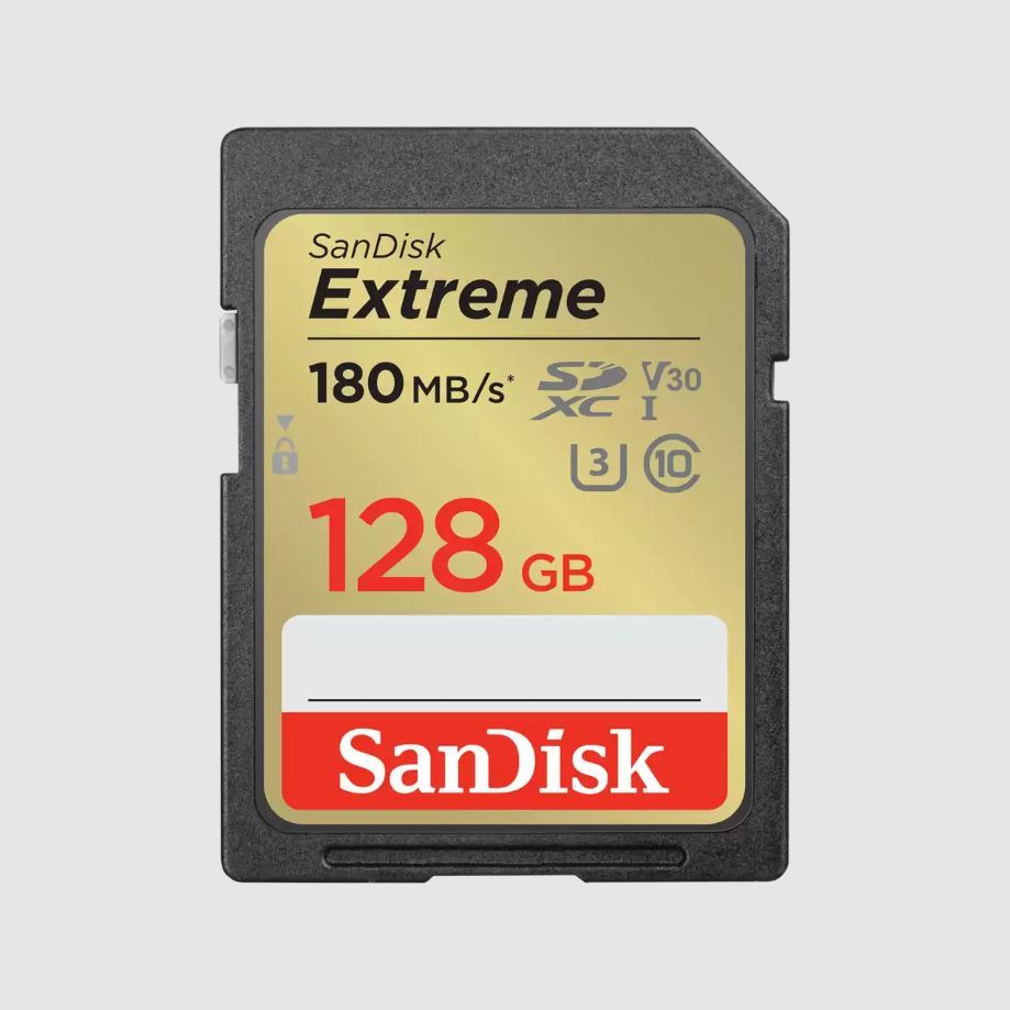 SANDISK SDSDXVA-128G-GNCIN 128GB Extreme Pro UHS-I 180MB/s SD Card