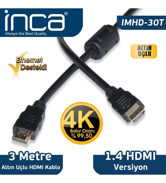 INCA IMHD-30T 3MT HDMI KABLO