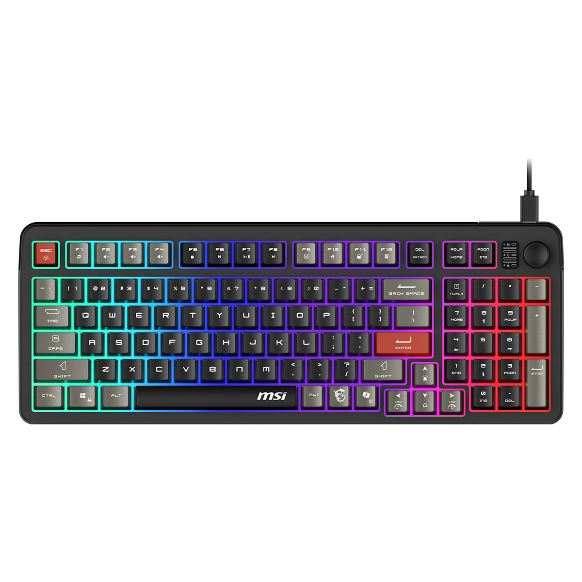 MSI GG GK110 TR Sessiz Membran Gaming Klavye ARB TR LAYOUT