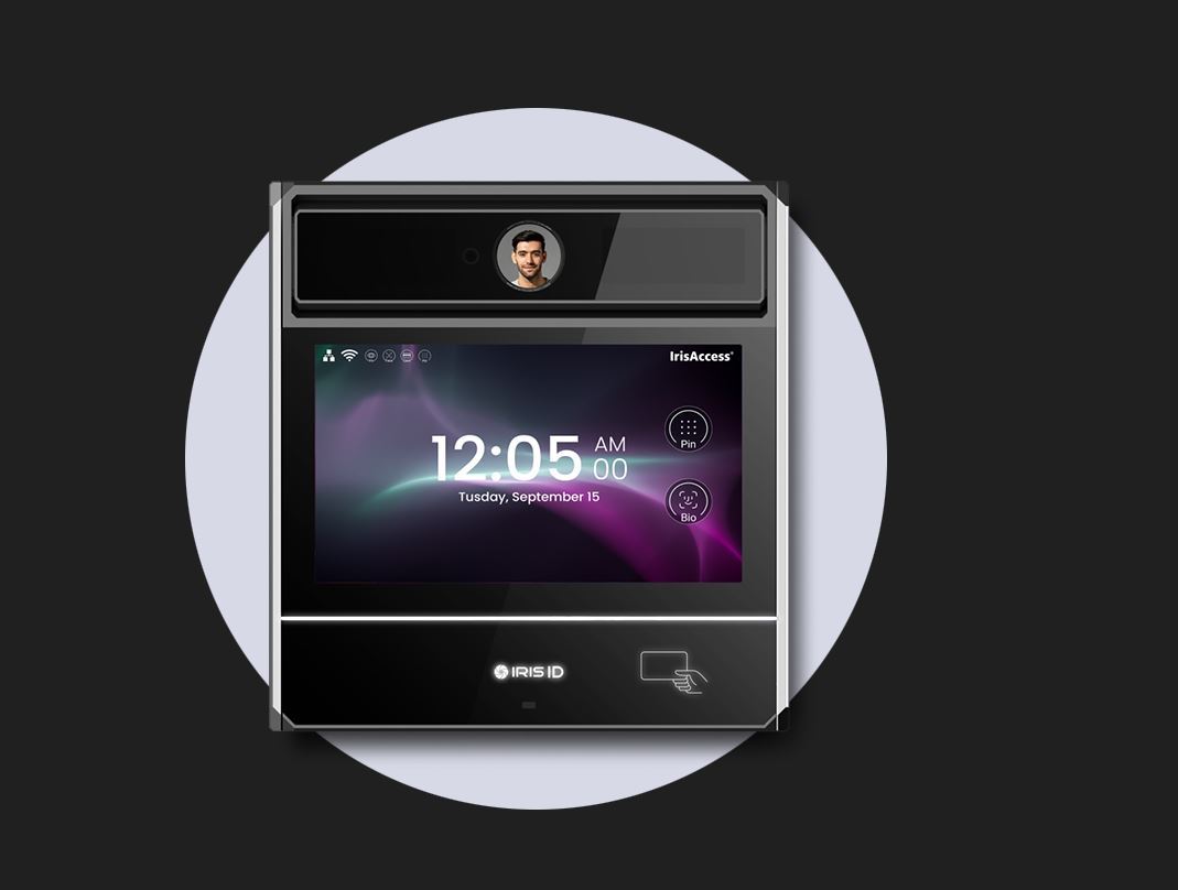 IRISID IA1000-WPH Dual Iris and Face camera with 7 inch touch LCD PoE