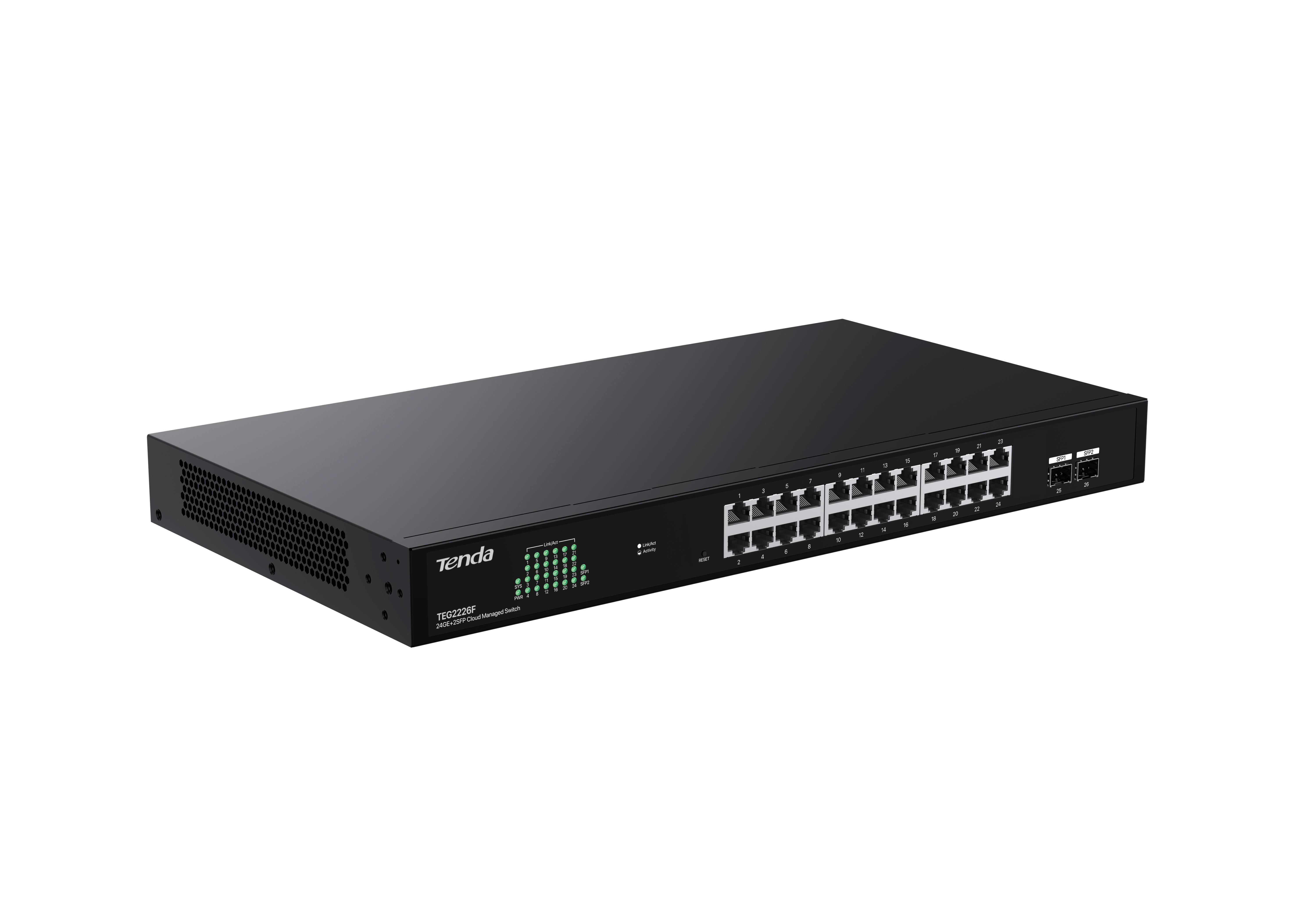 TENDA TEG2226F 24GE+2SFP Cloud Managed Switch