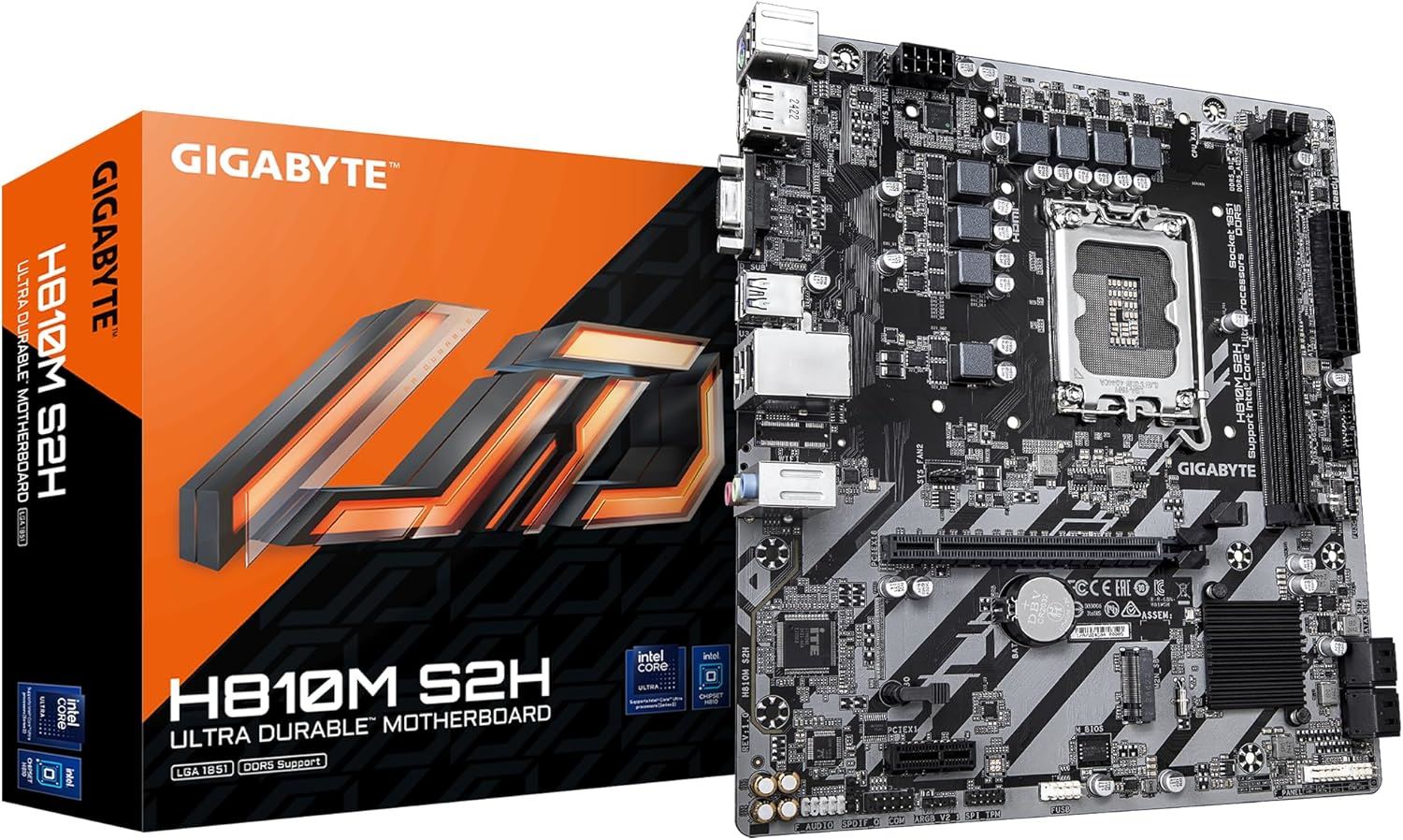GIGABYTE H810M-S2H MAB H810 LGA 1851 DDR5 5600MHZ Anakart