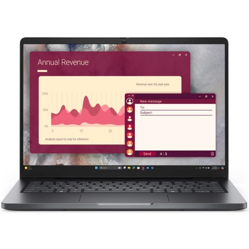 DELL NB PRO 14 PC14250 ULTRA 7-255U 16GB 512GB SSD 14 inc FHD+ UBUNTU