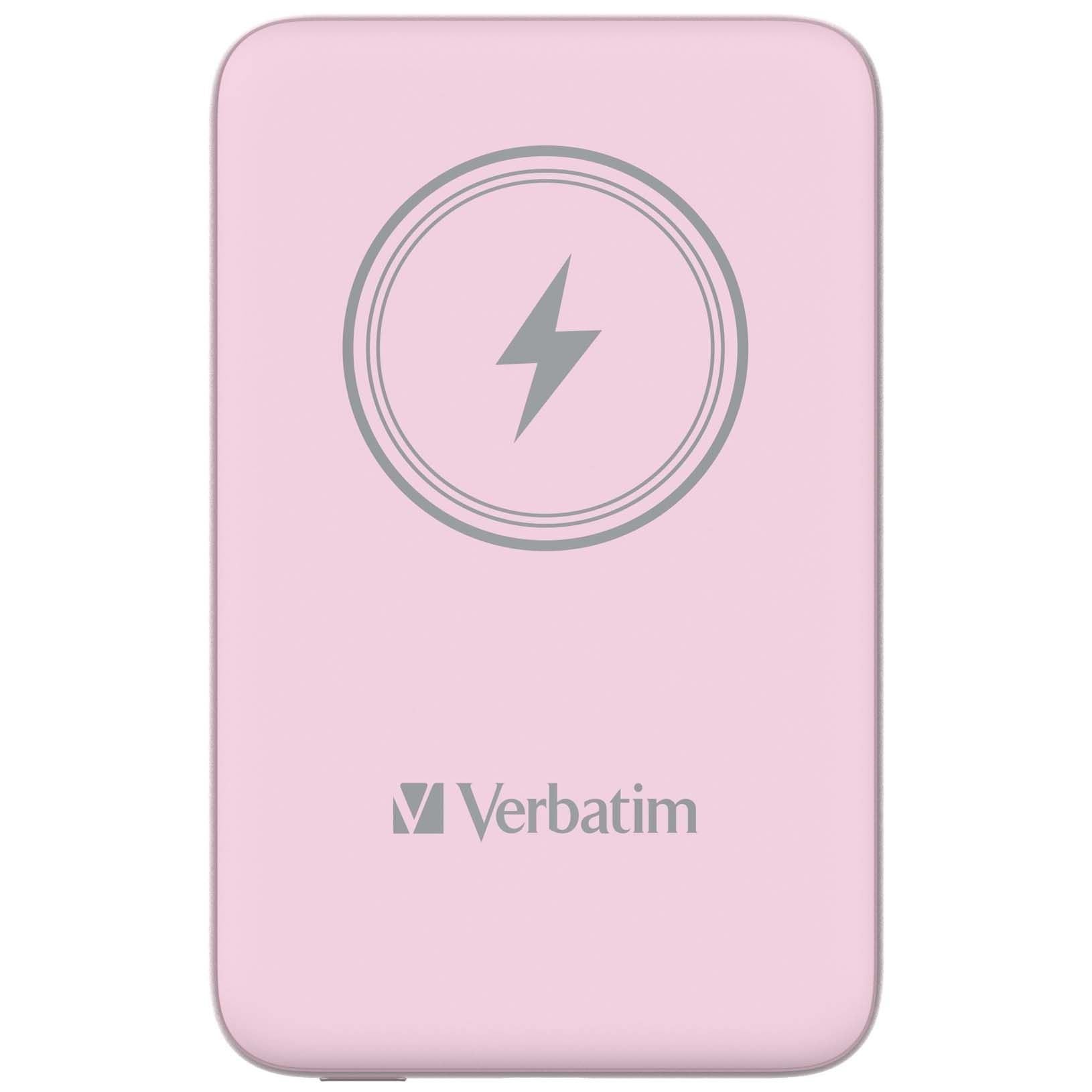 VERBATIM 32248 10000Mah Magsafe 15W 20WPD Powerbank Pembe