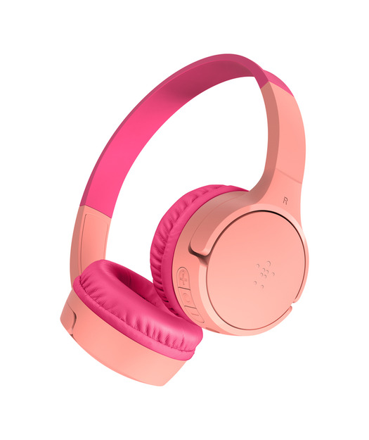 Belkin AUD002 SoundForm Mini Kablosuz Kafaüstü Çocuk Kulaklık-Pembe