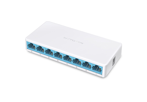TP-LINK MERCUSYS MS108 8 PORT 10/100 Masaüstü Switch - Yönetilemez