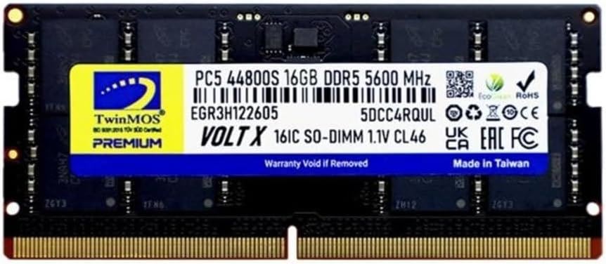 TWINMOS MDD48GB2666N 8GB DDR4 2666MHz Notebook Ram