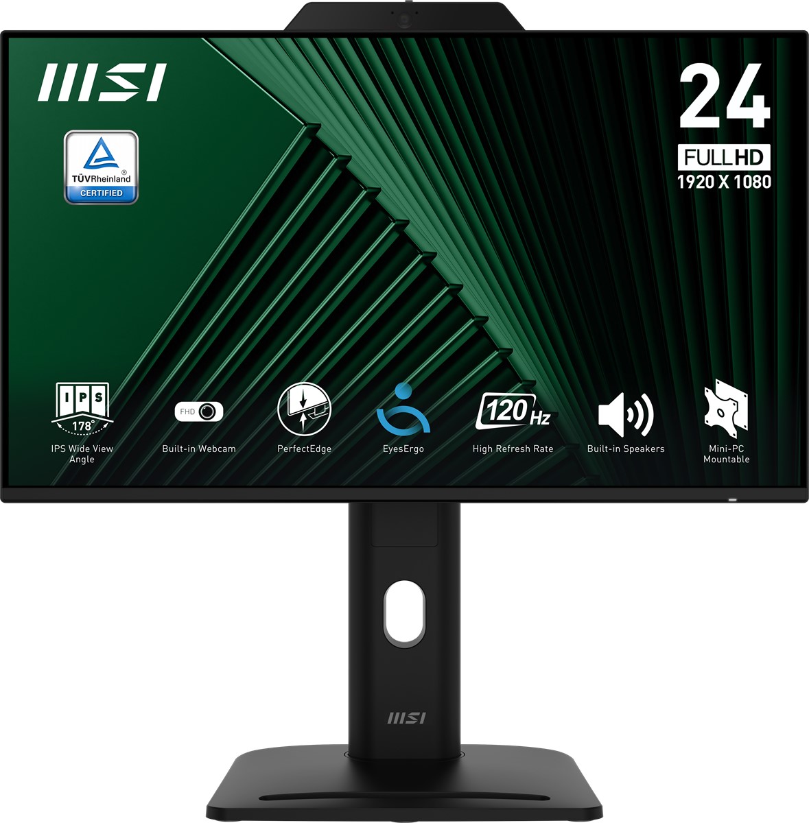MSI 23.8 inc PRO MP242PMG 1920x1080 (FHD) FLAT IPS 120HZ 1MS ADAPTIVE-SYNC PIVOT MONITOR