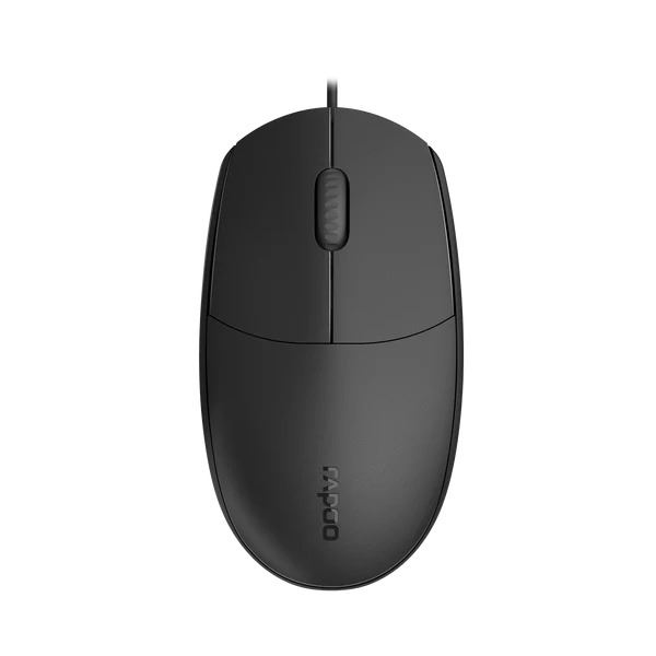 RAPOO 12345 N100C Wired Optical Mouse Black