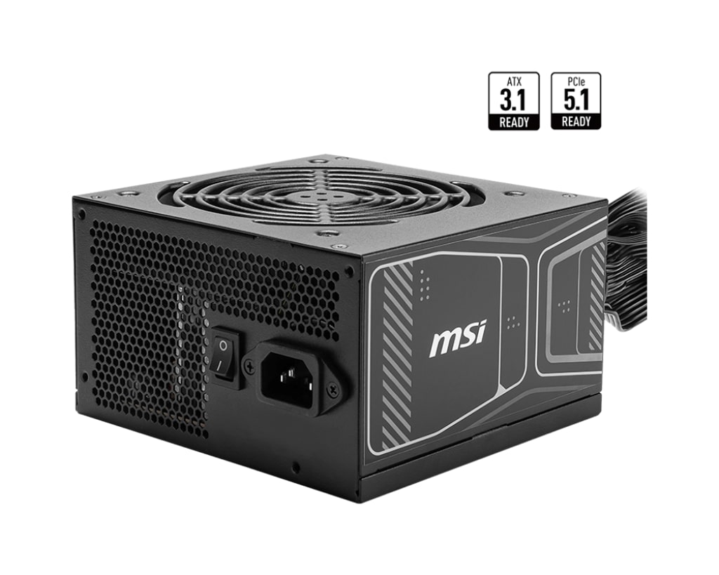 MSI PSU MAG A850GN PCIE5 850W 80+ GOLD POWER SUPPLY