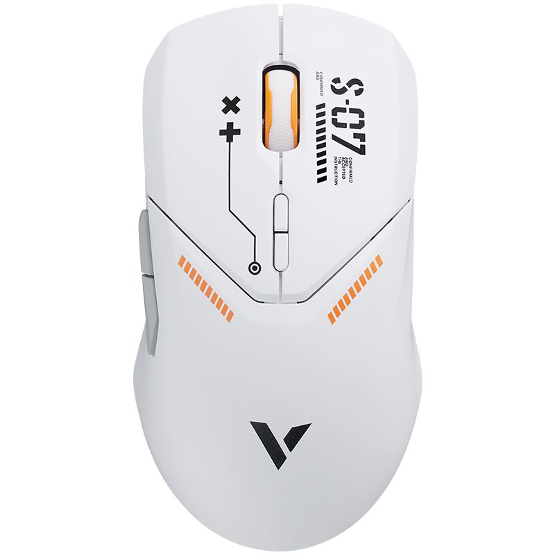 RAPOO 12364 VT9PRO Wired Kablosuz Gaming Mouse Beyaz Turuncu