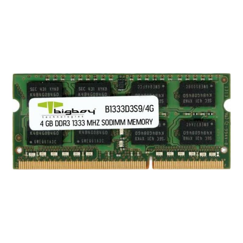 BIGBOY B1333D3S9-4G 4GB 1333MHz CL9 DV DDR3 Notebook RAM