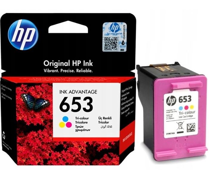 HP 3YM74A NO 653 Üç Renkli Mürekkep Kartuş