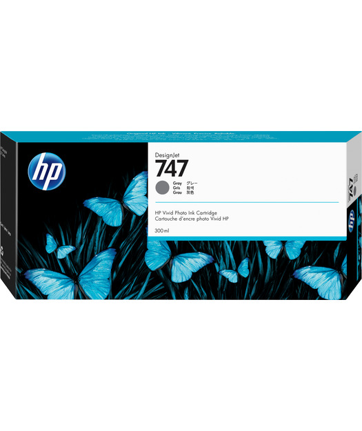 HP P2V86A Chromatic Gray Mürekkep Kartuş 300-ml (747)
