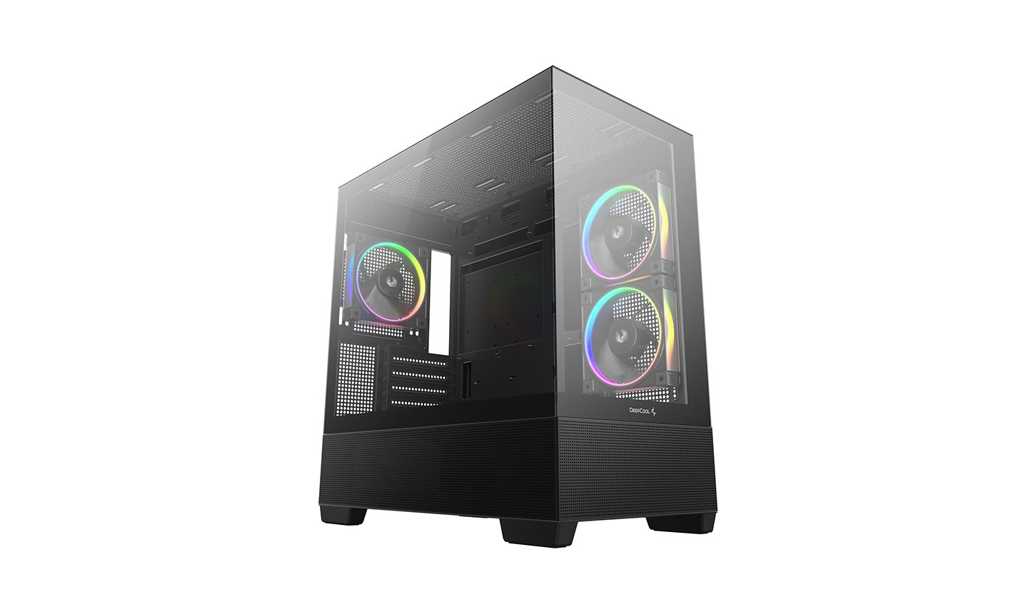 DEEPCOOL CG380-3F CG380-3F MicroATX Kasa Siyah